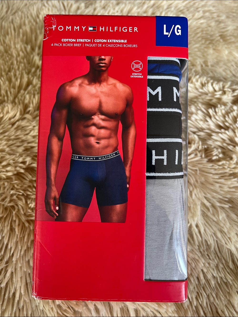 Tommy Hilfiger Men's Cotton Stretch Boxer Brief